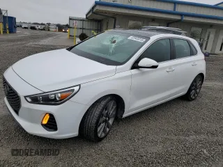 2018 Hyundai Elantra GT Sport with VIN KMHH55LC1JU019282, listed as a Copart auction lot 42945815 with 69,088 mi miles and Salvage Title. Bid and sale history available at carsss.com. Image 1.