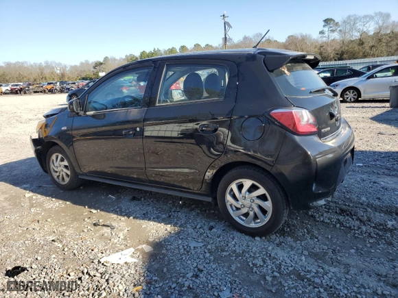 2024 Mitsubishi Mirage ES with VIN ML32AUHJXRH008473, listed as a Copart auction lot 43850115 with 5,660 mi miles and Salvage Title. Bid and sale history available at carsss.com. Image 2.