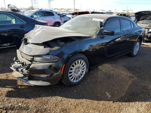 2020 Dodge Charger Police with VIN 2C3CDXKT5LH186897, listed as a Copart auction lot 83311534 with 77,901 mi miles and Salvage Title. Bid and sale history available at carsss.com. Image 1.