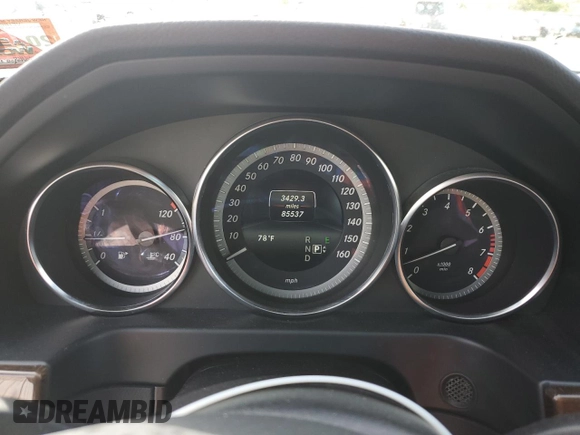 2014 Mercedes-Benz E 350 Luxury with VIN WDDHF8JB4EB032659, listed as a Copart auction lot 54507025 with 85,537 mi miles and Salvage Title. Bid and sale history available at DreamBid. Image 9.