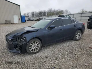 2016 Mazda 6 i Sport z VIN JM1GJ1U54G1457163, wystawiony jako Copart lot #50301195 z przebiegiem 215 550 mil mil oraz Szkoda całkowita • Salvage title. Historia ofert i sprzedaży dostępna na DreamBid. Obrazek 1.