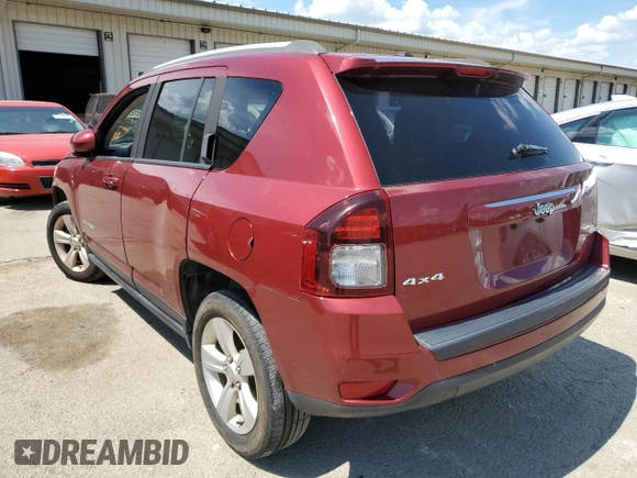 2016 Jeep Compass High Altitude Edition with VIN 1C4NJDEB6GD637479, listed as a Copart auction lot 48938312 with 0 mi miles. Bid and sale history available at carsss.com. Image 3.