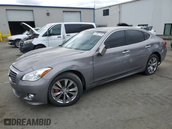 2012 Infiniti M z VIN JN1BY1AP9CM336278, wystawiony jako Copart lot #47531715 z przebiegiem 111 697 mil mil oraz Szkoda całkowita • Salvage title. Historia ofert i sprzedaży dostępna na DreamBid. Obrazek 1.