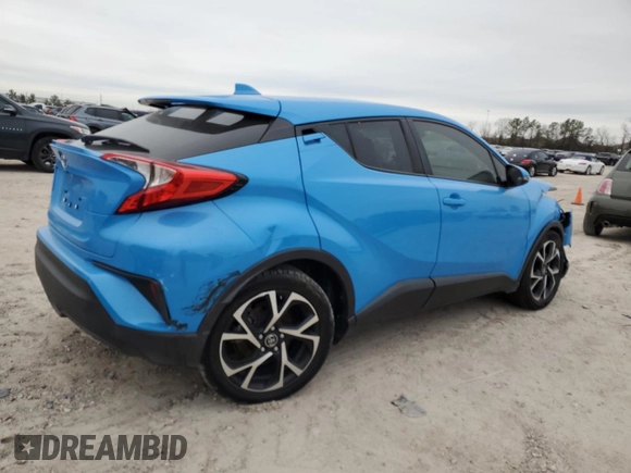 2019 Toyota C-HR XLE with VIN JTNKHMBX6K1054558, listed as a Copart auction lot 45666315 with 111,290 mi miles and Salvage Title. Bid and sale history available at DreamBid. Image 3.