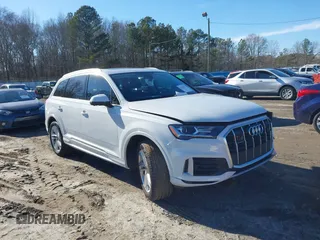 2023 Audi Q7 Premium Plus with VIN WA1LXBF71PD006251, listed as a IAAI auction lot 41423717 with 19,717 mi miles. Bid and sale history available at carsss.com. Image 1.