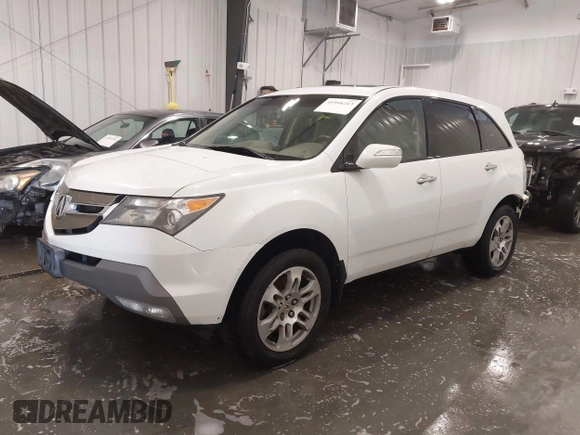 2007 Acura MDX Tech Pkg with VIN 2HNYD28337H508190, listed as a IAAI auction lot 41916213 with 184,119 mi miles. Bid and sale history available at carsss.com. Image 22.