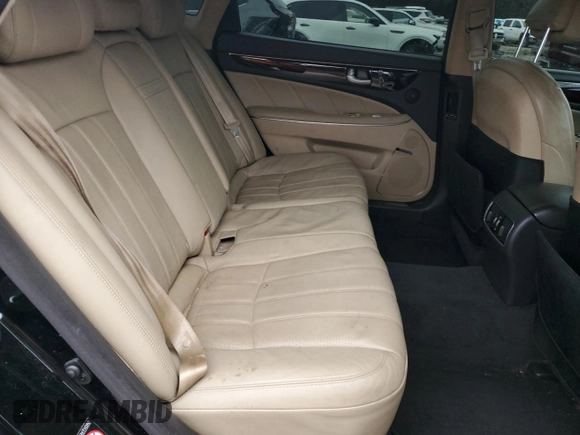2013 Hyundai Equus Signature with VIN KMHGH4JH5DU058196, listed as a Copart auction lot 87376654 with 120,804 mi miles and Salvage Title. Bid and sale history available at DreamBid. Image 11.