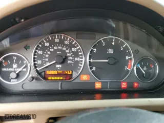2000 BMW Z3 2.8L with VIN 4USCH3349YLF43313, listed as a Copart auction lot 74589814 with 196,999 mi miles and Salvage Title. Bid and sale history available at carsss.com. Image 9.