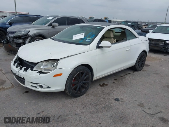 2007 Volkswagen Eos 2.0T with VIN WVWFA71F27V034876, listed as a IAAI auction lot 40732971 with 178,845 mi miles and . Bid and sale history available at DreamBid. Image 2.
