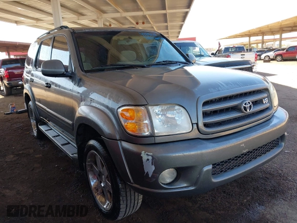 2003 Toyota Sequoia SR5 with VIN 5TDZT34A13S149313, listed as a IAAI auction lot 41841538 with 210,440 mi miles. Bid and sale history available at carsss.com. Image 1.
