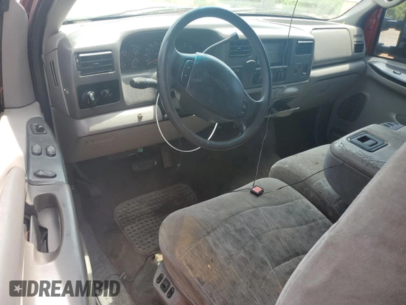 1999 Ford F-250 XL with VIN 1FTNX21L6XEB55705, listed as a Copart auction lot 55469505 with 234,416 mi miles and Salvage title. Bid and sale history available at DreamBid. Image 8.