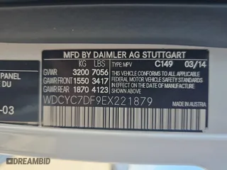 2014 Mercedes-Benz G-Class G 63 AMG with VIN WDCYC7DF9EX221879, listed as a Copart auction lot 53877625 with 58,778 mi miles and Clean Title. Bid and sale history available at carsss.com. Image 10.
