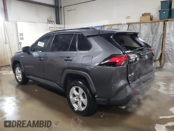 2019 Toyota RAV4 Hybrid XLE with VIN 2T3RWRFV6KW016540, listed as a Copart auction lot 45416235 with 87,713 mi miles and Salvage Title. Bid and sale history available at carsss.com. Image 2.