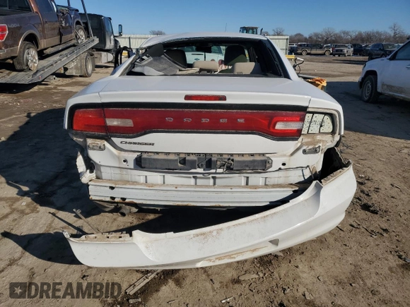 2013 Dodge Charger SE with VIN 2C3CDXBG8DH719460, listed as a Copart auction lot 42137105 with Not Provided miles and Salvage Title. Bid and sale history available at DreamBid. Image 6.