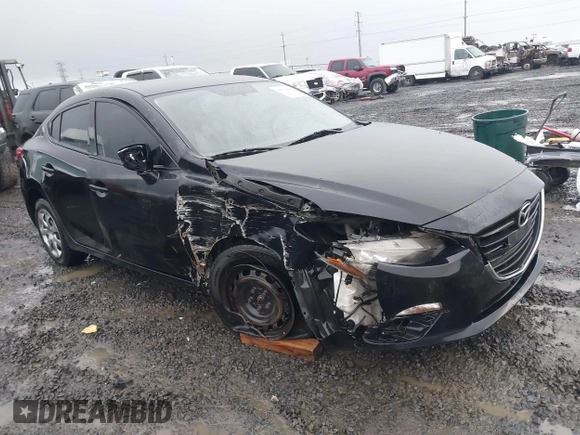 2016 Mazda 3 i Sport with VIN JM1BM1T7XG1308342, listed as a IAAI auction lot 41518407 with 194,967 mi miles and . Bid and sale history available at DreamBid. Image 1.