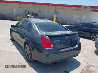2008 Nissan Maxima SE with VIN 1N4BA41E28C833564, listed as a IAAI auction lot 42404949 with Not provided miles and . Bid and sale history available at DreamBid. Image 3.