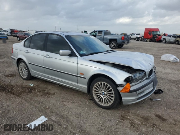 2001 BMW 3 Series 325i with VIN WBAAV33451EE26745, listed as a Copart auction lot 48457115 with 151,899 mi miles and Salvage Title. Bid and sale history available at carsss.com. Image 4.