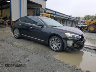 2016 Kia Cadenza Premium with VIN KNALN4D79G5209423, listed as a Copart auction lot 50086354 with 126,892 mi miles and Salvage Title. Bid and sale history available at carsss.com. Image 4.