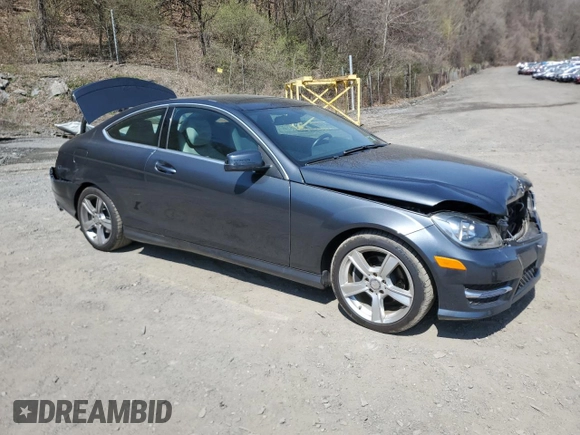 2013 Mercedes-Benz C 250 with VIN WDDGJ4HB4DF996985, listed as a Copart auction lot 53856745 with 80,198 mi miles and Salvage Title. Bid and sale history available at DreamBid. Image 4.