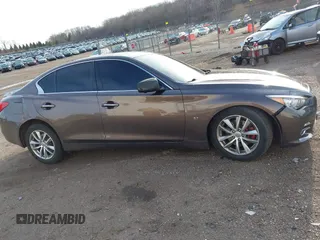 2014 Infiniti Q50 Premium with VIN JN1BV7AR1EM704808, listed as a IAAI auction lot 41854249 with 78,482 mi miles and . Bid and sale history available at DreamBid. Image 14.