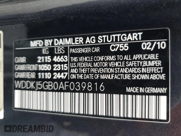 2010 Mercedes-Benz E 350 z VIN WDDKJ5GB0AF039816, wystawiony jako Copart lot #51102945 z przebiegiem 91 088 mil mil oraz Szkoda całkowita • Salvage title. Historia ofert i sprzedaży dostępna na DreamBid. Obrazek 15.