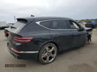 2024 Genesis GV80 with VIN KMUHBDSB6RU161748, listed as a Copart auction lot 46913355 with Not Provided miles and Salvage Title. Bid and sale history available at DreamBid. Image 3.