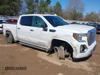 2020 GMC Sierra 1500 Denali with VIN 1GTU9FEL7LZ152659, listed as a IAAI auction lot 41662492 with 101,222 mi miles and . Bid and sale history available at carsss.com. Image 1.