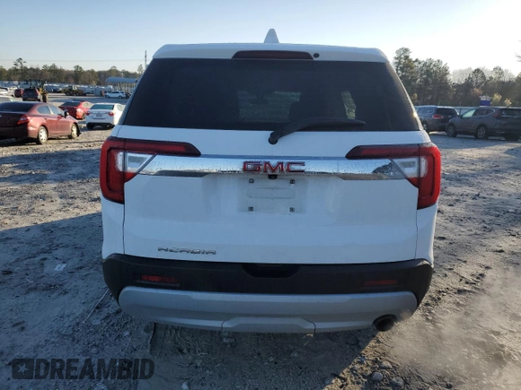 2021 GMC Acadia SLE with VIN 1GKKNKLA2MZ148828, listed as a Copart auction lot 48356075 with 63,191 mi miles and Salvage Title. Bid and sale history available at DreamBid. Image 6.