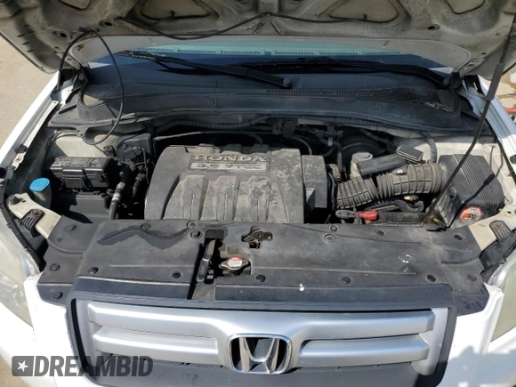 2006 Honda Pilot EX-L with VIN 2HKYF18556H524909, listed as a Copart auction lot 52344245 with 284,456 mi miles and Non Repairable. Bid and sale history available at DreamBid. Image 12.