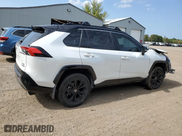 2024 Toyota RAV4 Hybrid XSE with VIN 2T35WRFV9RW211704, listed as a Copart auction lot 72229344 with 0 mi miles and Salvage Title. Bid and sale history available at carsss.com. Image 3.