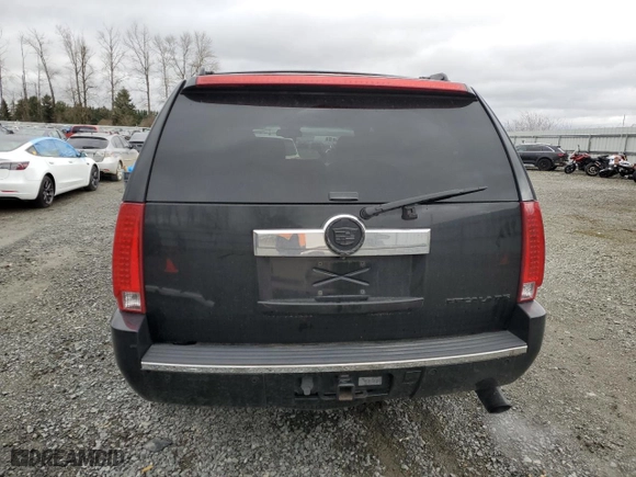 2008 Cadillac Escalade with VIN 1GYFK63838R221179, listed as a Copart auction lot 49898625 with 158,828 mi miles and Salvage Title. Bid and sale history available at carsss.com. Image 6.