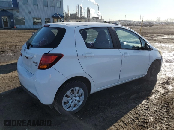 2015 Toyota Yaris L z VIN VNKKTUD36FA043747, wystawiony jako Copart lot #52505885 z przebiegiem 262 298 mil mil oraz Szkoda całkowita • Salvage title. Historia ofert i sprzedaży dostępna na DreamBid. Obrazek 3.