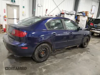 2005 Mazda 3 i with VIN JM1BK12F451224352, listed as a Copart auction lot 44708585 with 156,698 mi miles and Salvage Title. Bid and sale history available at DreamBid. Image 3.