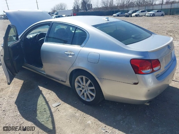 2007 Lexus GS 350 with VIN JTHCE96S370006511, listed as a IAAI auction lot 41866011 with 166,177 mi miles. Bid and sale history available at carsss.com. Image 3.