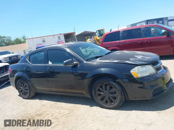 2014 Dodge Avenger SE with VIN 1C3CDZAB1EN133550, listed as a IAAI auction lot 42033001 with 137,592 mi miles. Bid and sale history available at carsss.com. Image 13.