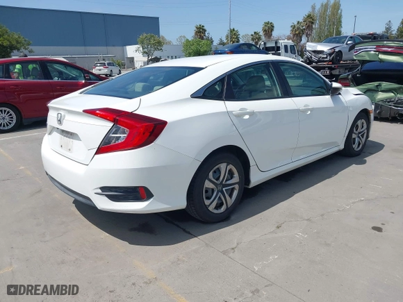 2016 Honda Civic Sedan LX with VIN 19XFC2F54GE215012, listed as a IAAI auction lot 42046334 with 146,348 mi miles. Bid and sale history available at carsss.com. Image 4.