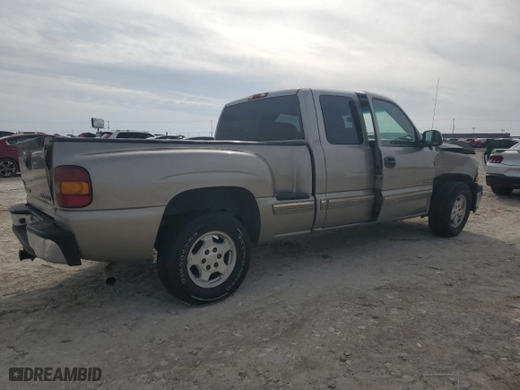 2002 Chevrolet Silverado 1500 LS with VIN 2GCEC19T421264393, listed as a Copart auction lot 45273545 with 0 mi miles and Salvage Title. Bid and sale history available at carsss.com. Image 3.