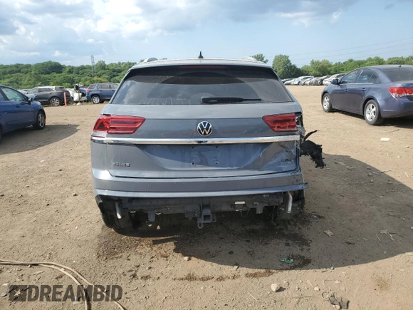 2022 Volkswagen Atlas SEL Premium R-Line z VIN 1V2FE2CA6NC208075, wystawiony jako Copart lot #61215525 z przebiegiem 56 441 mil mil oraz Szkoda całkowita • Salvage title. Historia ofert i sprzedaży dostępna na DreamBid. Obrazek 6.