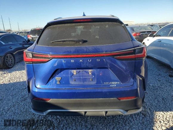 2022 Lexus NX with VIN JTJKKCFZ1N2007252, listed as a Copart auction lot 87088284 with 38,998 mi miles and Salvage Title. Bid and sale history available at carsss.com. Image 6.