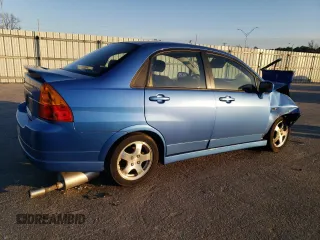 2004 Suzuki Aerio S z VIN JS2RA61S145200200, wystawiony jako Copart lot #43634895 z przebiegiem 197 543 mil mil oraz Szkoda całkowita • Salvage title. Historia ofert i sprzedaży dostępna na DreamBid. Obrazek 3.