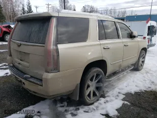 2015 Cadillac Escalade Premium with VIN 1GYS4NKJ1FR570071, listed as a Copart auction lot 45772085 with 207,381 mi miles and Clean Title. Bid and sale history available at carsss.com. Image 3.