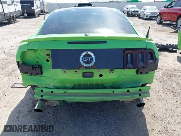 2013 Ford Mustang GT with VIN 1ZVBP8CF9D5261944, listed as a IAAI auction lot 42248010 with 96,633 mi miles and . Bid and sale history available at DreamBid. Image 6.