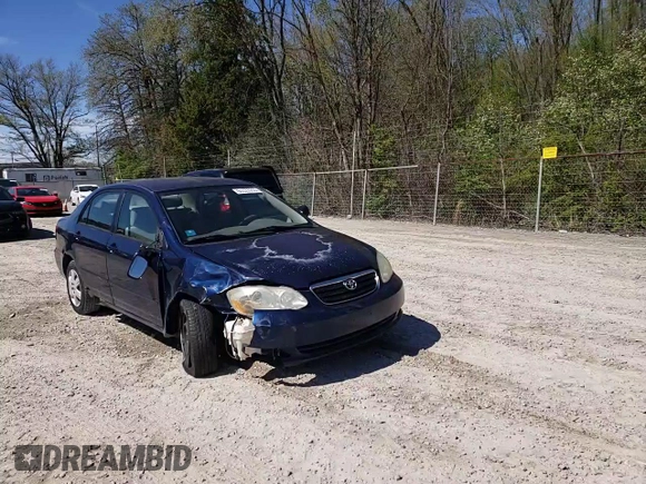 2005 Toyota Corolla CE with VIN 1NXBR32E95Z405715, listed as a Copart auction lot 55027265 with 196,804 mi miles and Salvage Title. Bid and sale history available at DreamBid. Image 13.