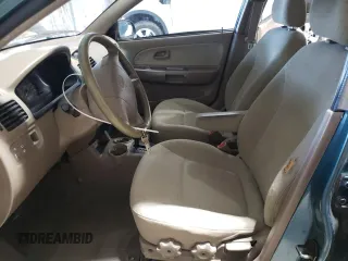 2004 Kia Rio with VIN KNADC165846199316, listed as a Copart auction lot 51158965 with 158,978 mi miles and Salvage Title. Bid and sale history available at carsss.com. Image 7.