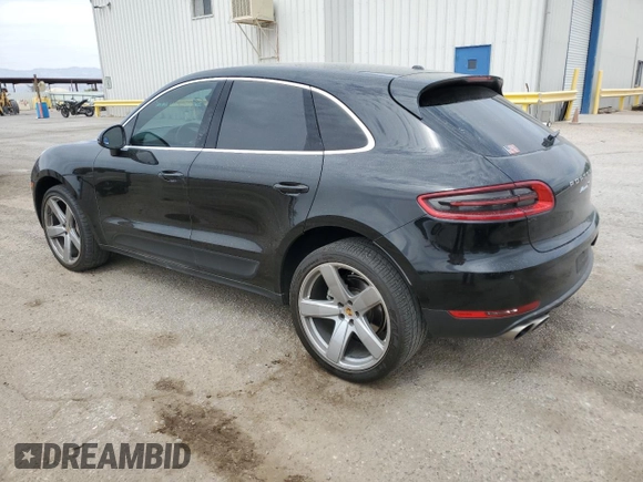 2016 Porsche Macan S with VIN WP1AB2A53GLB57856, listed as a Copart auction lot 56534895 with 71,409 mi miles and Salvage title. Bid and sale history available at DreamBid. Image 2.