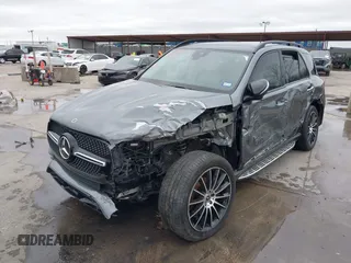 2021 Mercedes-Benz GLE 350 with VIN 4JGFB4JB5MA405326, listed as a IAAI auction lot 41570671 with 41,660 mi miles and . Bid and sale history available at DreamBid. Image 2.