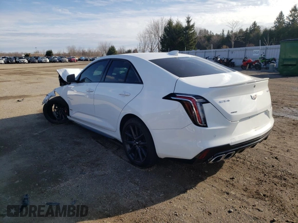 2021 Cadillac CT4 V-Series z VIN 1G6DH5RL4M0133177, wystawiony jako Copart lot #81826884 z przebiegiem 66 328 mil mil oraz Szkoda całkowita • Salvage title. Historia ofert i sprzedaży dostępna na DreamBid. Obrazek 2.