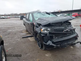 2022 Chevrolet Silverado 1500 RST with VIN 1GCUDEED4NZ571637, listed as a IAAI auction lot 40840081 with Not Provided miles and . Bid and sale history available at DreamBid. Image 1.
