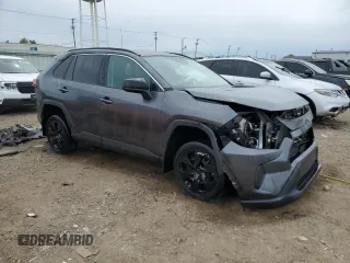 2021 Toyota RAV4 LE with VIN 2T3F1RFV6MC164399, listed as a Copart auction lot 56422785 with 72,027 mi miles and Salvage title. Bid and sale history available at DreamBid. Image 4.