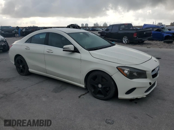 2018 Mercedes-Benz CLA with VIN WDDSJ4EB1JN614850, listed as a Copart auction lot 55219135 with 0 mi miles and Clean Title. Bid and sale history available at carsss.com. Image 4.